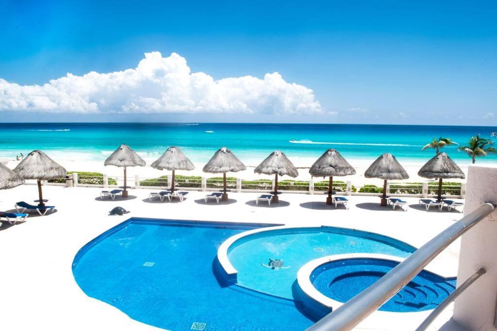 Ocean View Apartment, Best Beach Area, 3 Bedrooms Cancún Zewnętrze zdjęcie