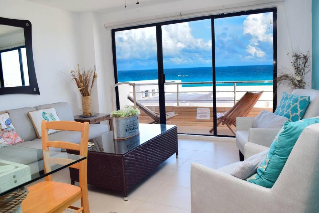 Ocean View Apartment, Best Beach Area, 3 Bedrooms Cancún Zewnętrze zdjęcie