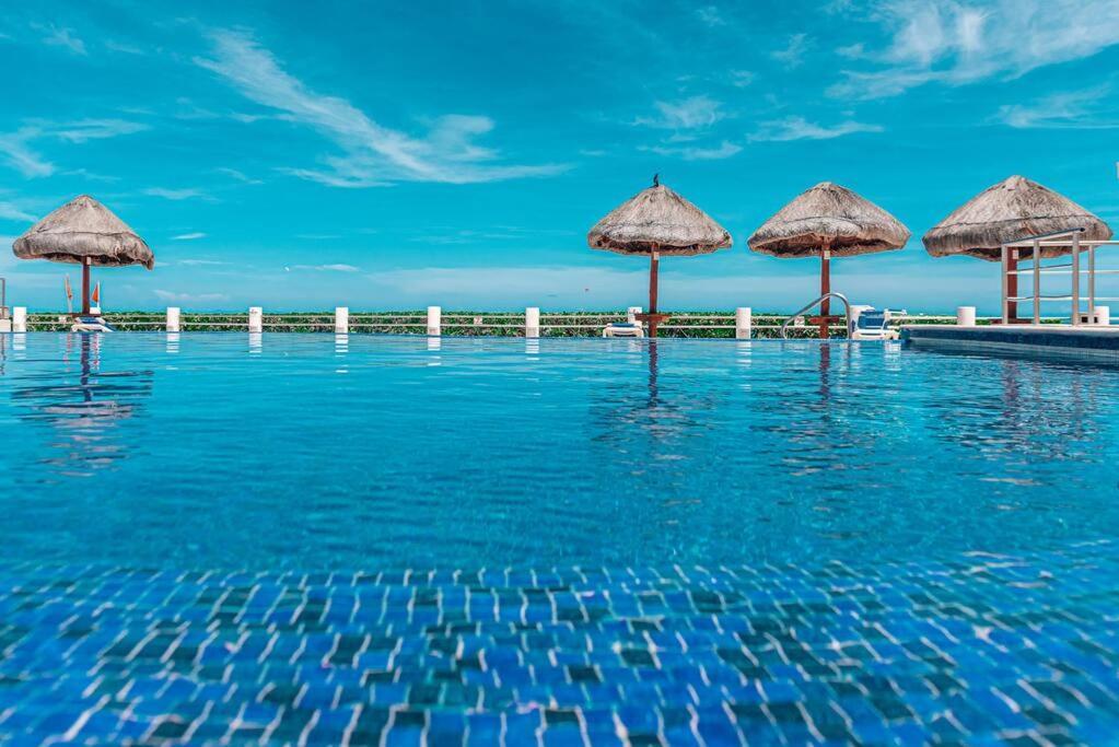 Ocean View Apartment, Best Beach Area, 3 Bedrooms Cancún Zewnętrze zdjęcie