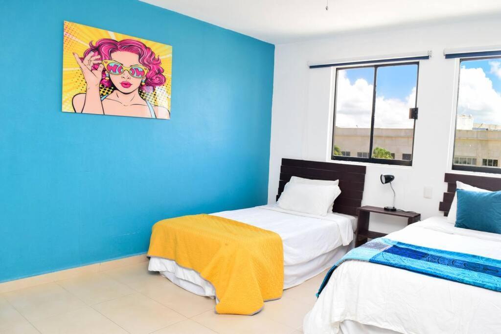 Ocean View Apartment, Best Beach Area, 3 Bedrooms Cancún Zewnętrze zdjęcie